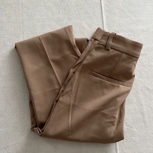 H&M tan tailored pant